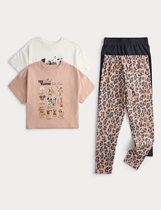 2pk Pure Cotton Dog Pyjama Sets