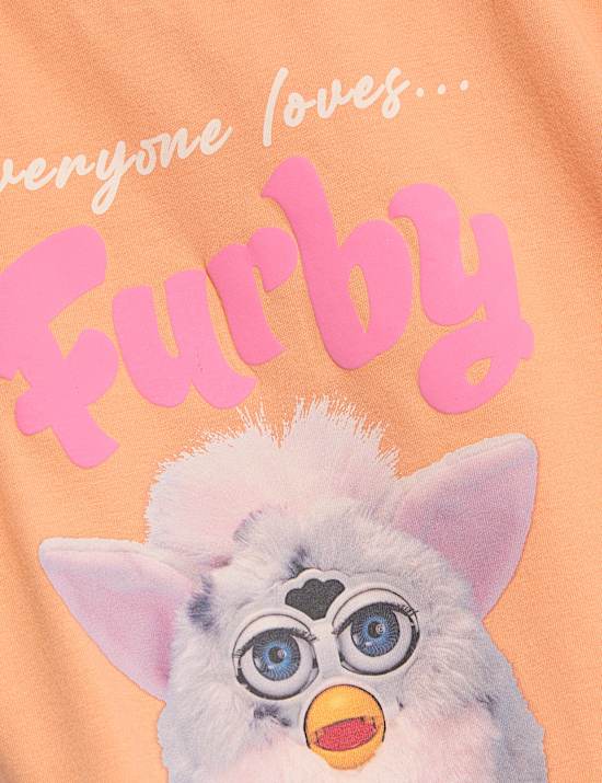 Πιτζάμες με σχέδιο Furby από 100% βαμβάκι (6-16 ετών)
