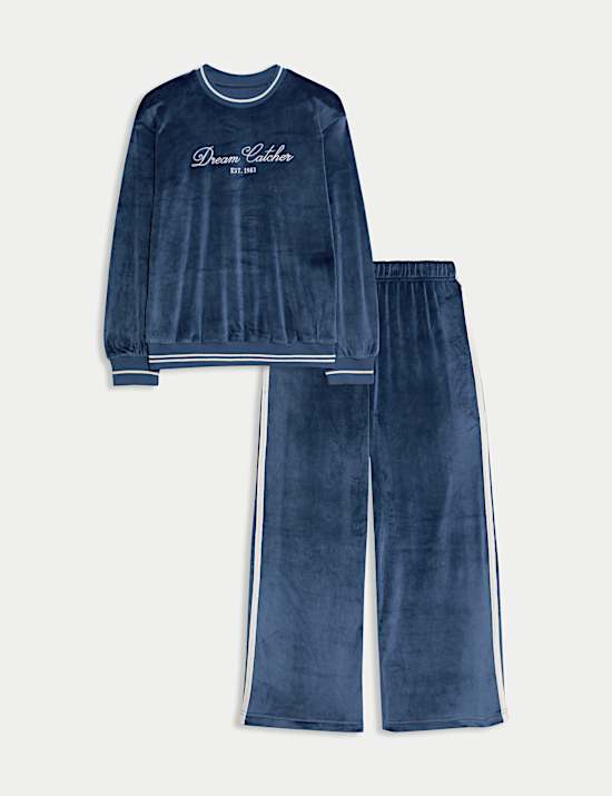 Pyjama en velours (du 6 au 16 ans)