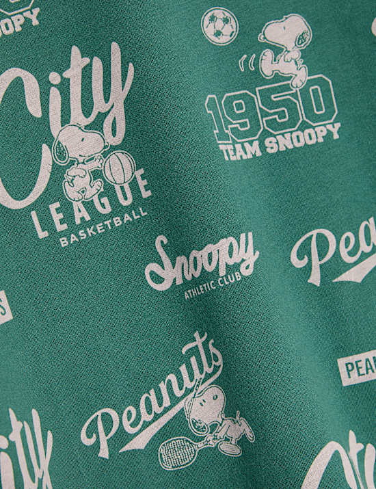 Zuiver katoenen pyjama met Snoopy™-print (6-16 jaar)