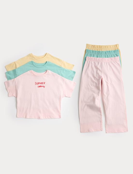 3 Pack Graphic Pyjama Set (1-8 Yrs)