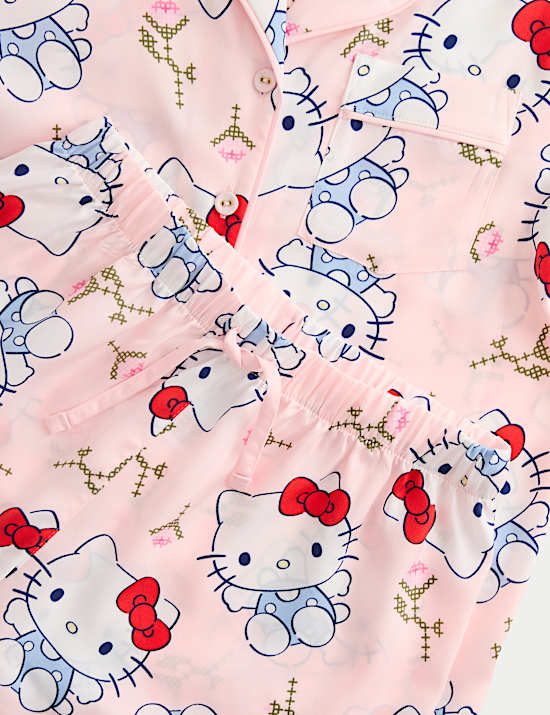 Pyjama en satin &agrave; motif Hello Kitty&trade; (du 6 au 16 ans)