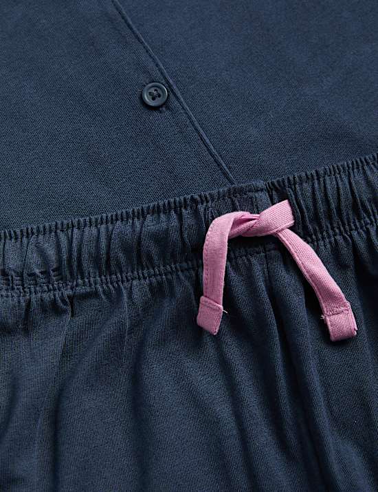 Pyjashort enfant en coton et modal (du 6 au 16 ans)