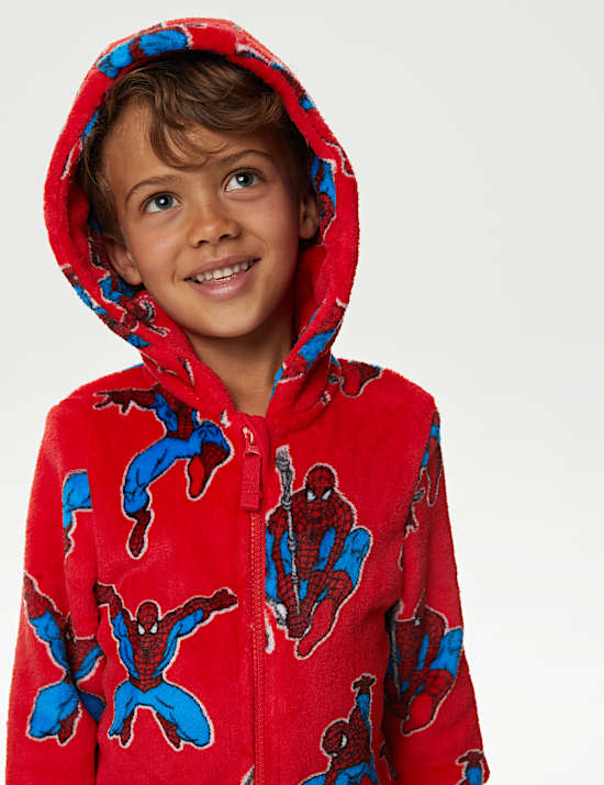 Baju Terusan Fleece Motif Spider-Man&trade; (2 - 8 Thn)