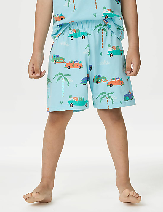 Pure Cotton Transport Pyjamas (1-8 Yrs)