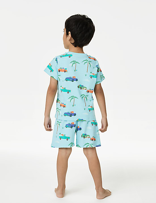 Pure Cotton Transport Pyjamas (1-8 Yrs)