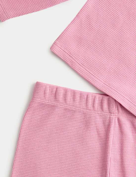 Pyjama 100 % coton à motif gaufré (du 1 au 16 ans)