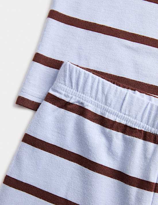 Pure Cotton Striped Pyjamas (1-16 Yrs)