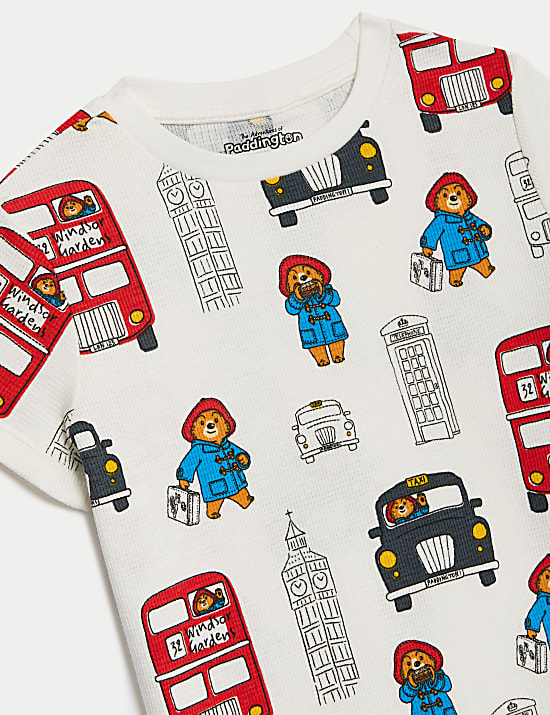 Pure Cotton Paddington&trade; Waffle Pyjamas (1-7 Yrs)
