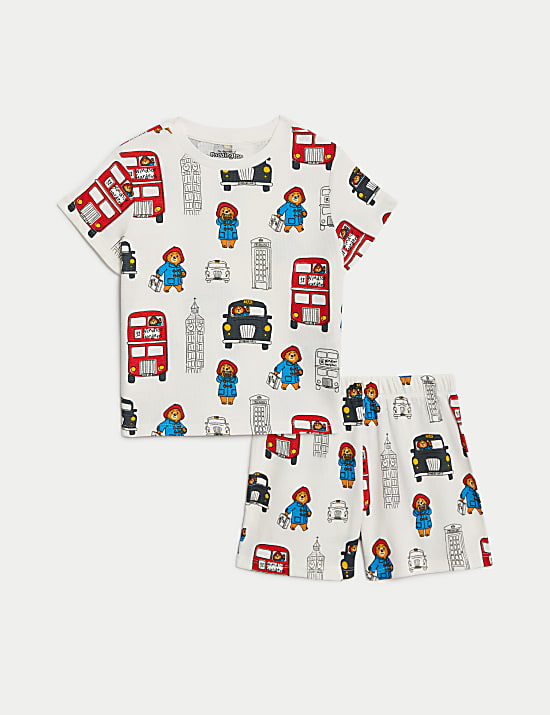 Pure Cotton Paddington&trade; Waffle Pyjamas (1-7 Yrs)