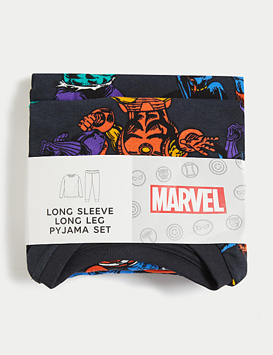 Schlafanzug aus reiner Baumwolle mit Avengers™-Motiv (3–12 J.)