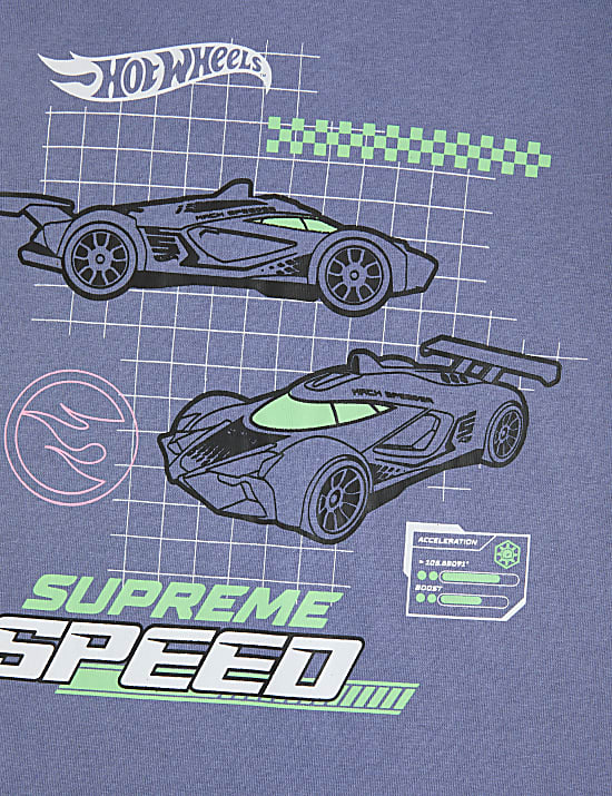 פיג'מת Hot Wheels&trade;&lrm; (2-&rlm;8 שנים)