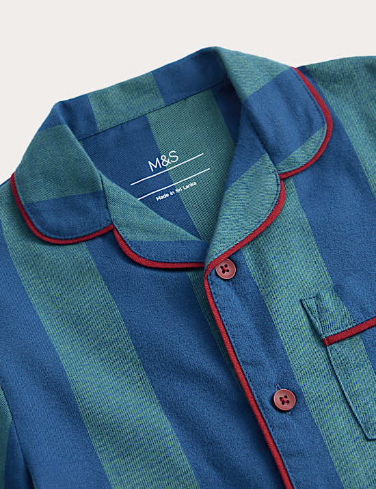 Pure Cotton Striped Pyjamas (12 Mths-10 Yrs)