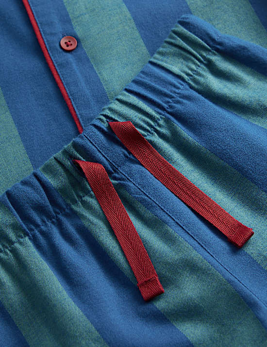 Pure Cotton Striped Pyjamas (12 Mths-10 Yrs)