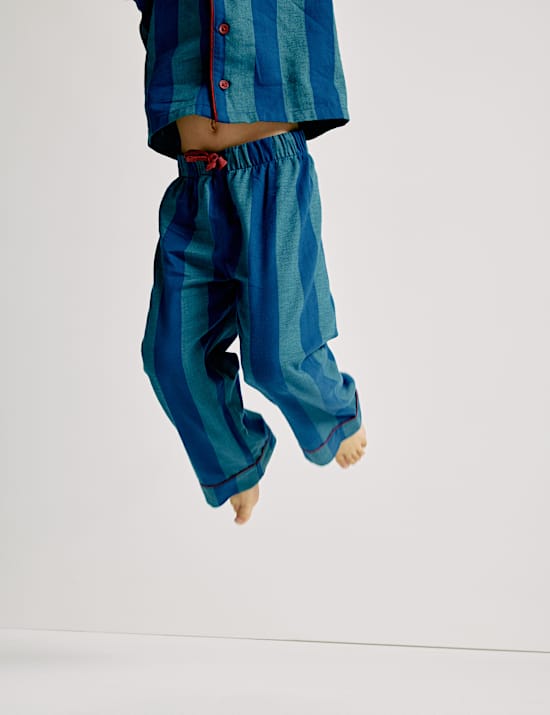 Pure Cotton Striped Pyjamas (12 Mths-10 Yrs)