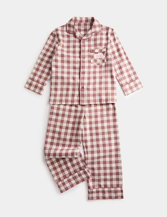 Pure Cotton Gingham Pyjamas (12 Mths - 16 Yrs)