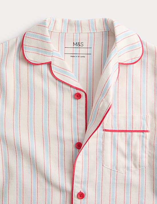 Pure Cotton Striped Pyjamas (9 Mths-8 Yrs)