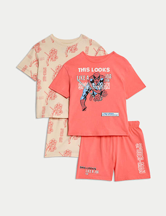 Lot de 2&nbsp;ensembles pyjamas à motif Spider-Man™ (du 2&nbsp;au 8&nbsp;ans)