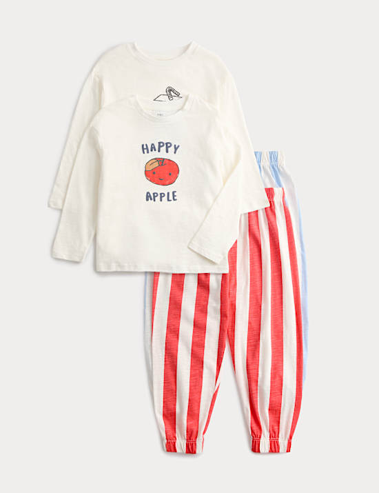 2 Pack Food Print Pyjama Set (12 Mths - 8 Yrs)