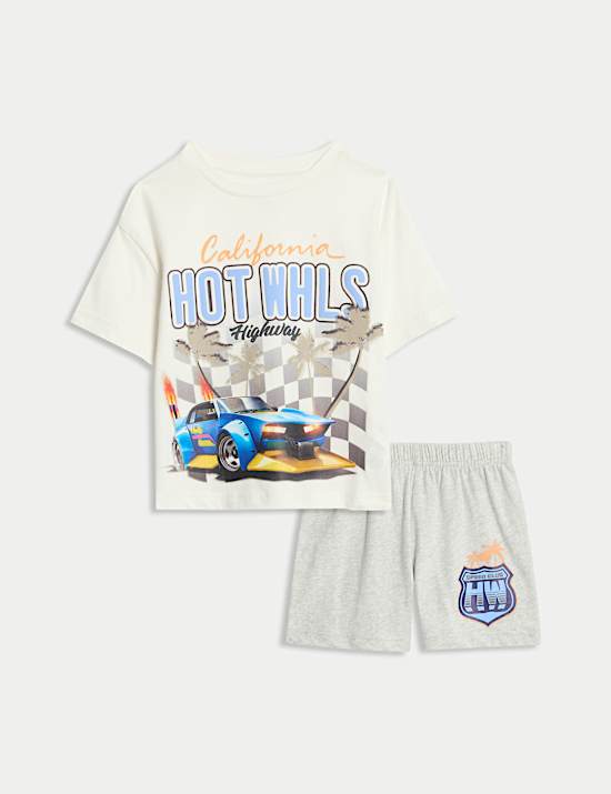 Pure Cotton Hot Wheels™ Pyjamas (2-8 Yrs)