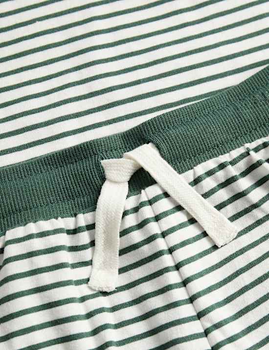 Kids' Striped Badge Short Pyjamas (1-8 Yrs)