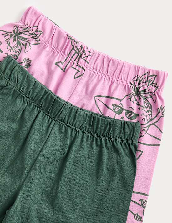 Pack de 2 pijamas infantiles con estampado de surf (1-8 a&ntilde;os)