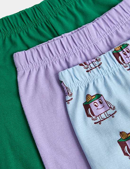 Lot de 3 ensembles pyjamas 100 % coton (du 1 au 8 ans)