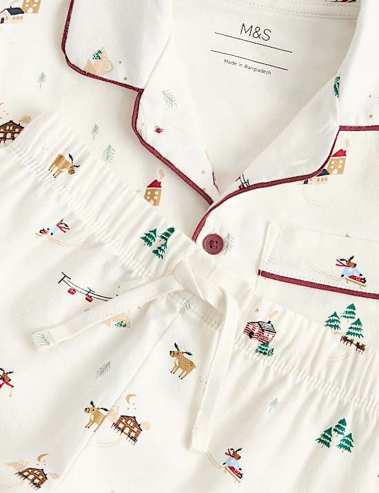 Pure Cotton Christmas Pyjama Set