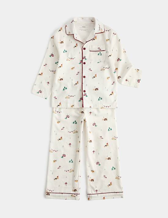 Pure Cotton Christmas Pyjama Set