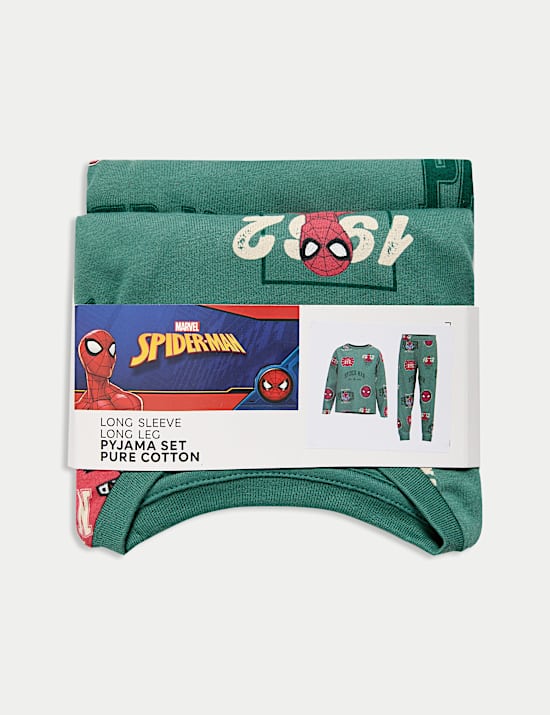Pure Cotton Spider-Man™ Pyjamas (1-8 Yrs)