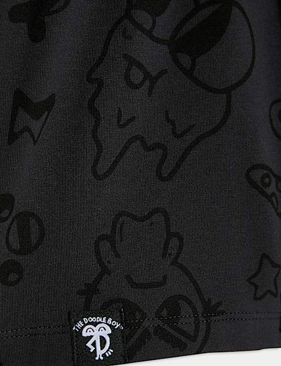 Cotton Rich Doodle Boy&trade; Pyjamas (0-16 Yrs)