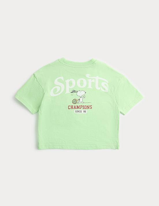 Pure Cotton Snoopy&trade; Pyjamas (1-8 Yrs)