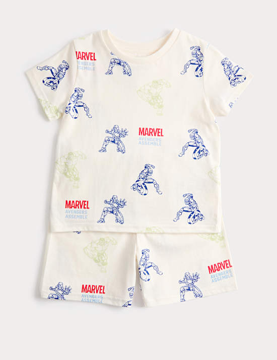 Pure Cotton Marvel&trade; Pyjamas (3-12 Yrs)