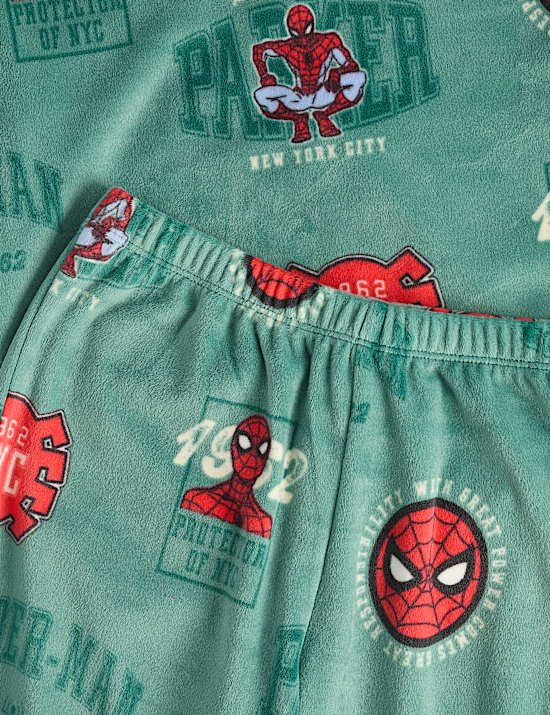 פיג'מת קטיפה &trade;Spider-Man (1&rlm;-8 שנים)