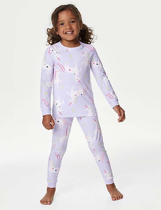 Cotton Rich Unicorn Pyjamas (1-8 Yrs)
