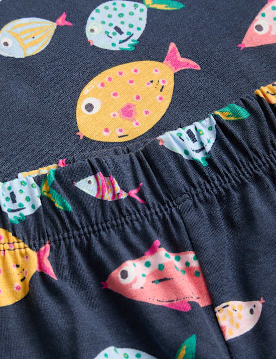 Pure Cotton Fish Pyjamas (12 Months - 8 Years)