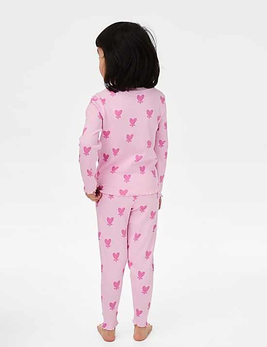 Cotton Rich Hearts Pyjamas (1-8 Yrs)
