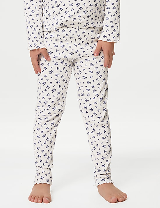 Cotton Rich Floral Pyjamas (1-8 Yrs)