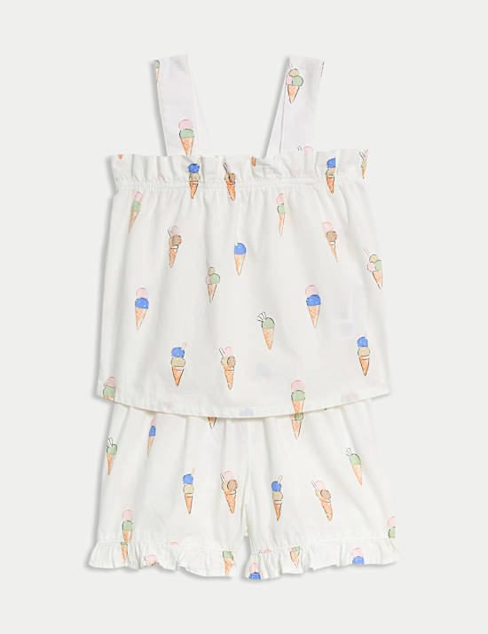 Pyjama 100&nbsp;% coton à imprimé crème glacée (du 1&nbsp;au 8&nbsp;ans)