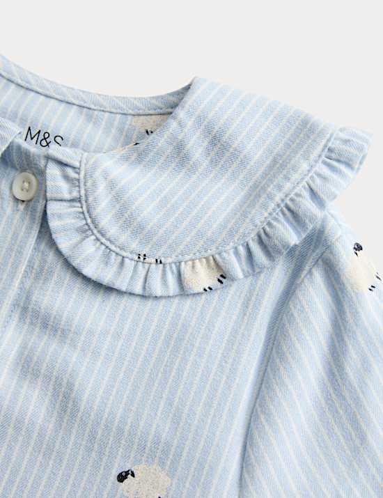 Pure Cotton Sheep Pyjamas (9 Mths-8 Yrs)