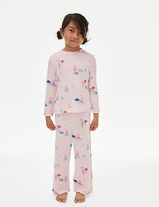 Peppa Pig™ Cosy Rib Pyjamas (1-7 Yrs)