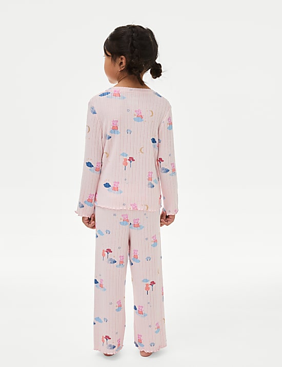 Peppa Pig™ Cosy Rib Pyjamas (1-7 Yrs)