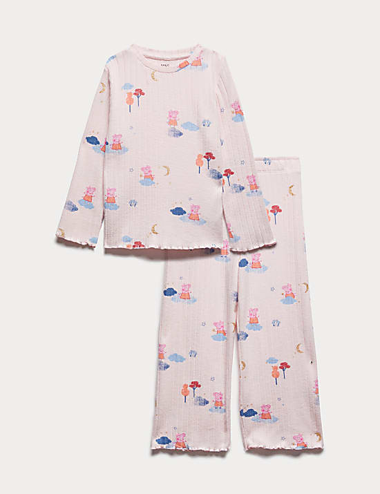 Peppa Pig™ Cosy Rib Pyjamas (1-7 Yrs)