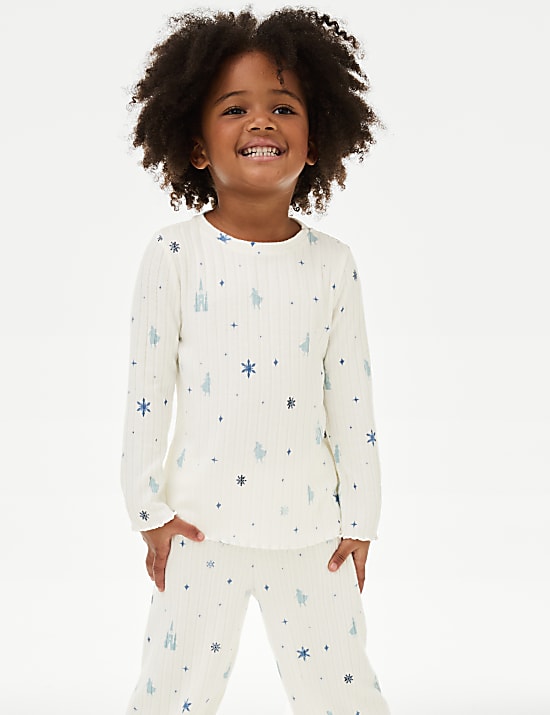 Disney Frozen™ Cosy Ribbed Pyjamas (2-8 Yrs)