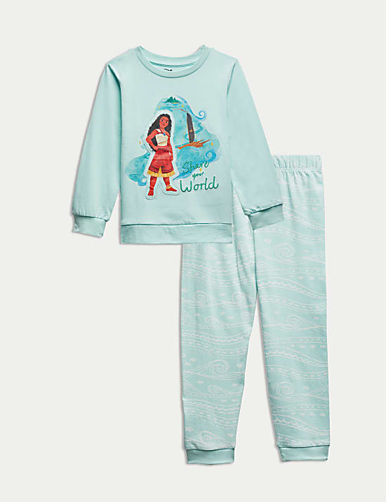 Moana&trade; Patterned Pyjamas (2-8 Yrs)