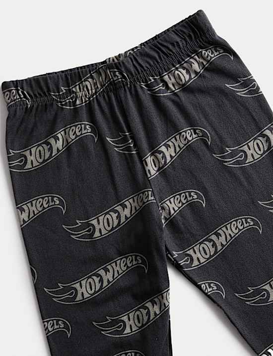 Pure Cotton Hot Wheels&trade; Pyjamas (1-8 Yrs)