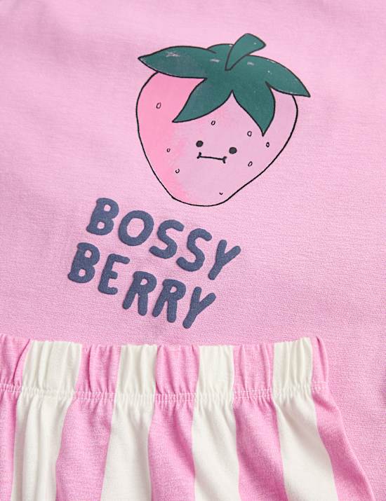 2 Pack Pure Cotton Pyjama Sets (1-8 Yrs)
