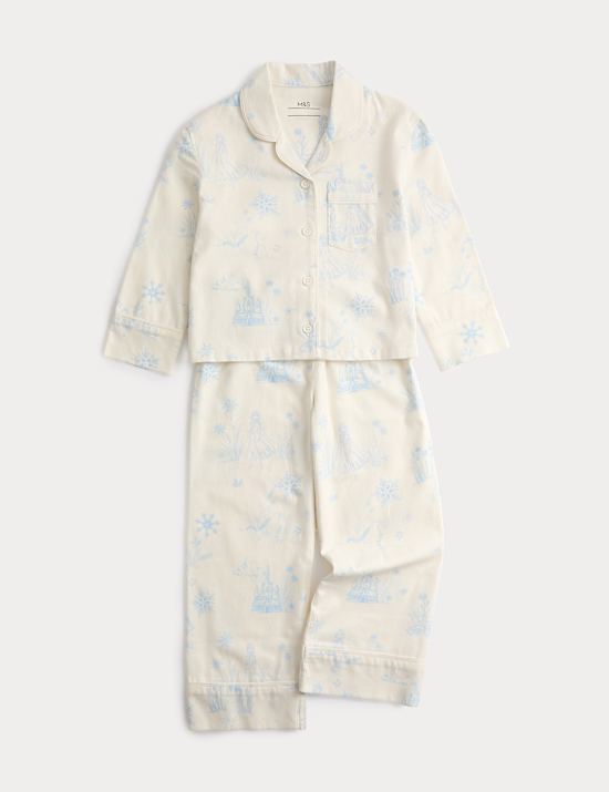 Pyjama 100 % coton &agrave; revers et motif Disney Frozen&trade; (du 2 au 8 ans)