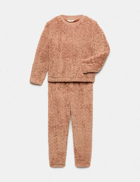 Fleece Cosy Lounge Pyjama Set (1-16 Yrs)