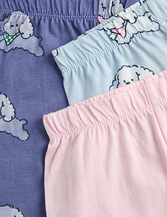 3 Pack Pure Cotton Dog Pyjamas (1-8 Yrs)